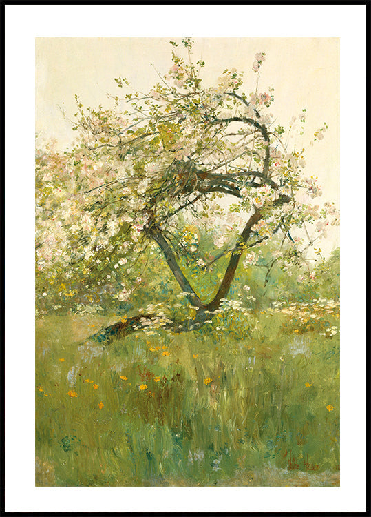 Pfirsichblüten Villiers-le-Bel von Childe Hassam Poster - Posterbox.dk