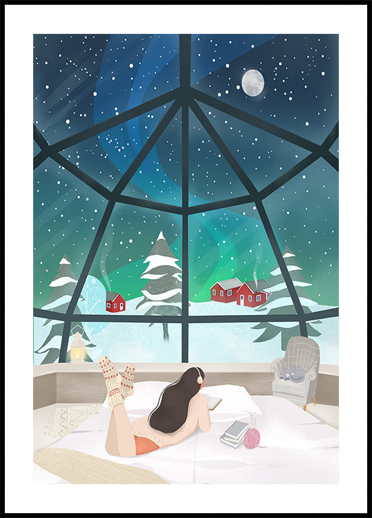 Poster Lappland, Finnland