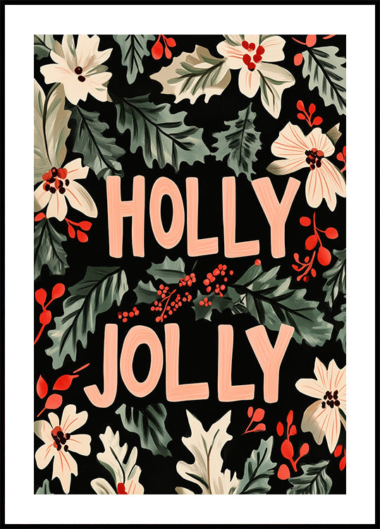 Festliches Laubplakat