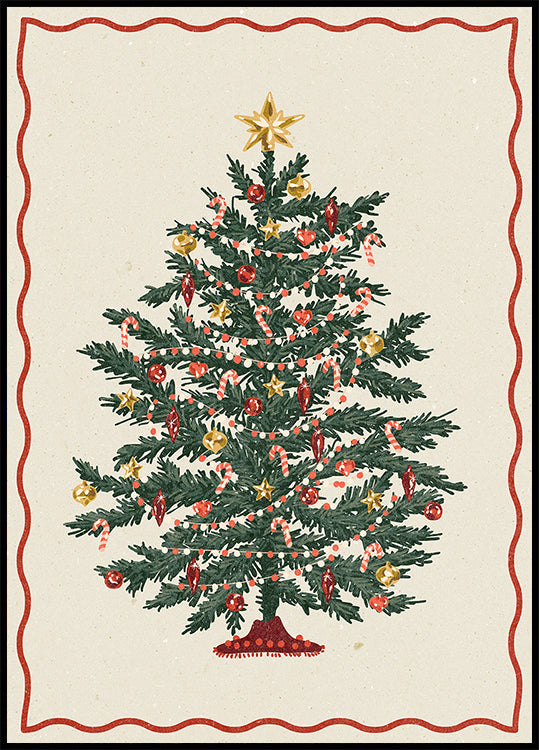 Weihnachtsbaum-Poster