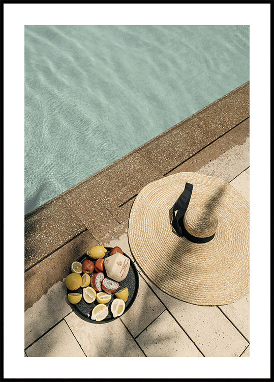 Poster zum Entspannen am Pool - Posterbox.dk