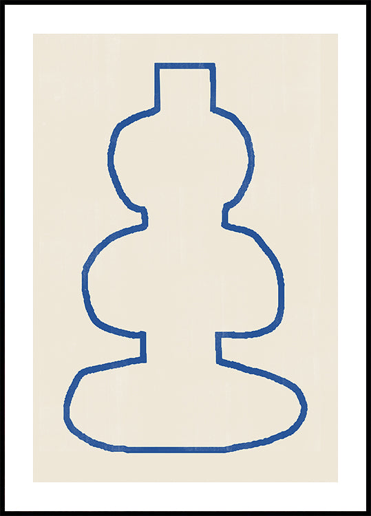 Abstraktes Silhouette-Poster