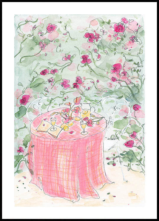 Sommerliche Limonaden-Gartenparty