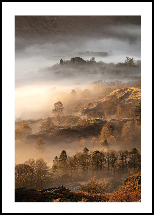 Wundervolles Herbstmorgen-Poster - Posterbox.dk