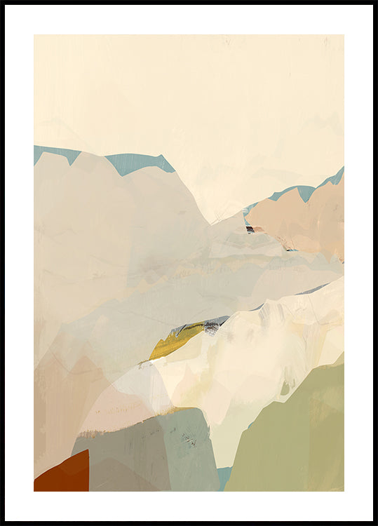 Poster „Peachy Mountain Range 2“.
