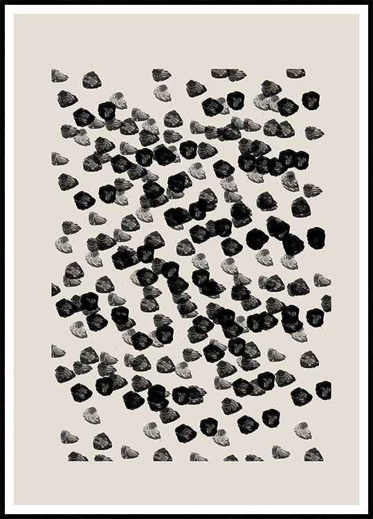 Poster mit verstreuten Eindrücken