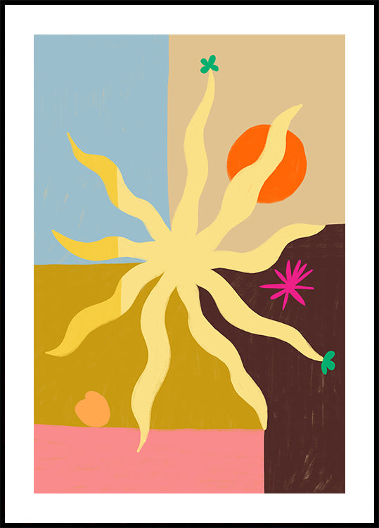 Sonne, Frucht und Blume