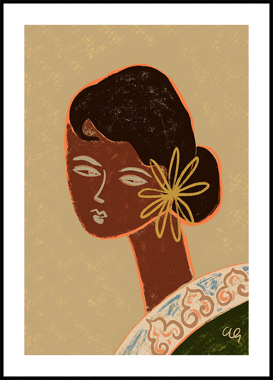 Das Poster der Grünen Dame