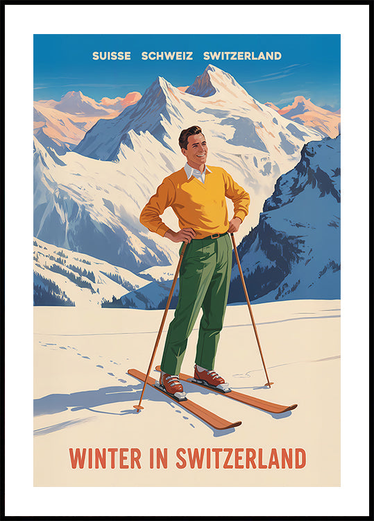 Swiss Alpine Bliss Poster