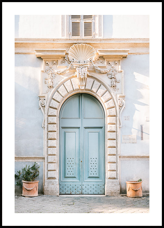 Blaue Töne von Rom – Italien-Reisefotografie-Poster