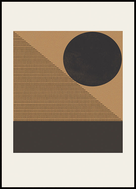Geometrisches Eclipse-Poster