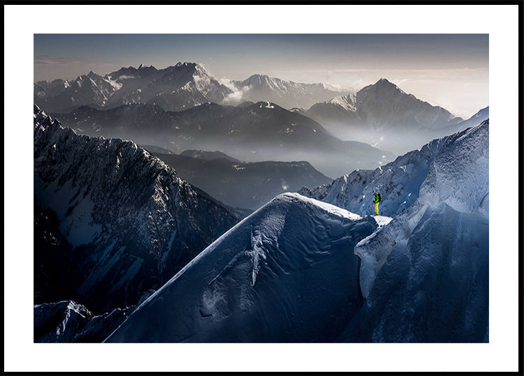 Stille Momente vor dem Abstieg