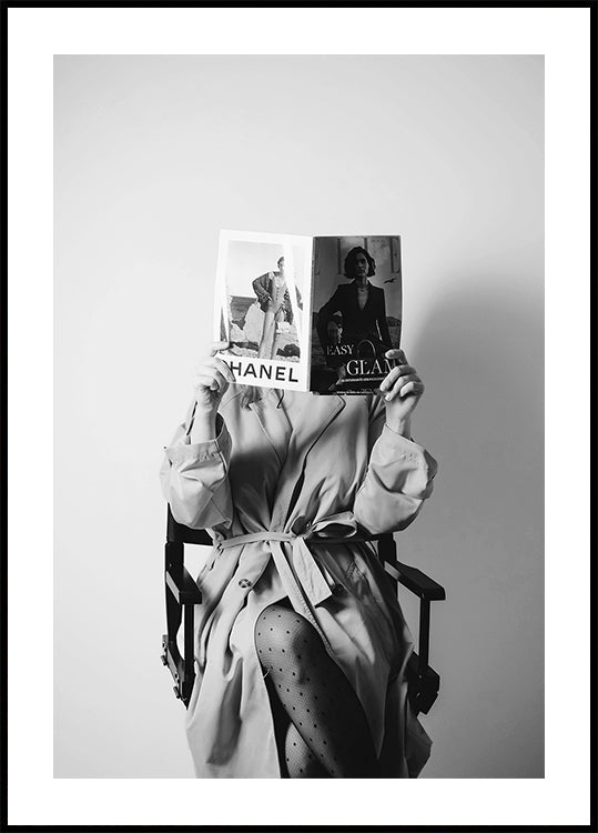 Poster „Ein Moment der Eleganz“.