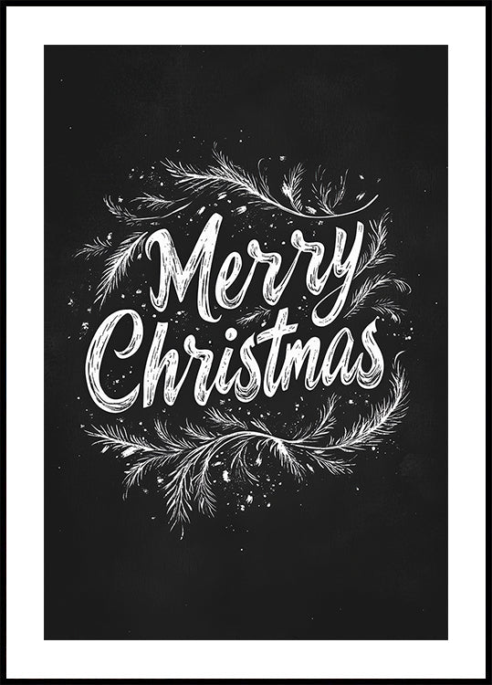 Feiertags-Kreide-Wünsche-Plakat