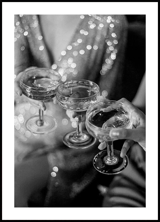 Champagner-Feier Nr. 1 Poster