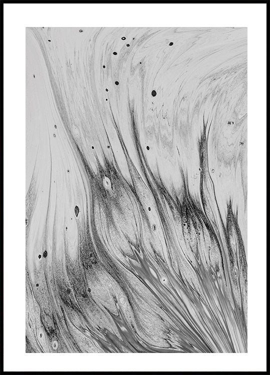 Schwarzes Marmor-Poster - Posterbox.dk