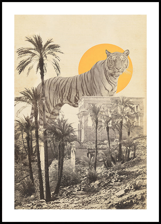 Riesentiger in Trümmern