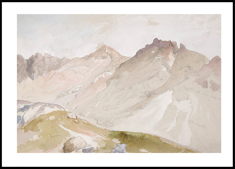 Little Cottonwood Canyon von Thomas Moran Poster - Posterbox.dk