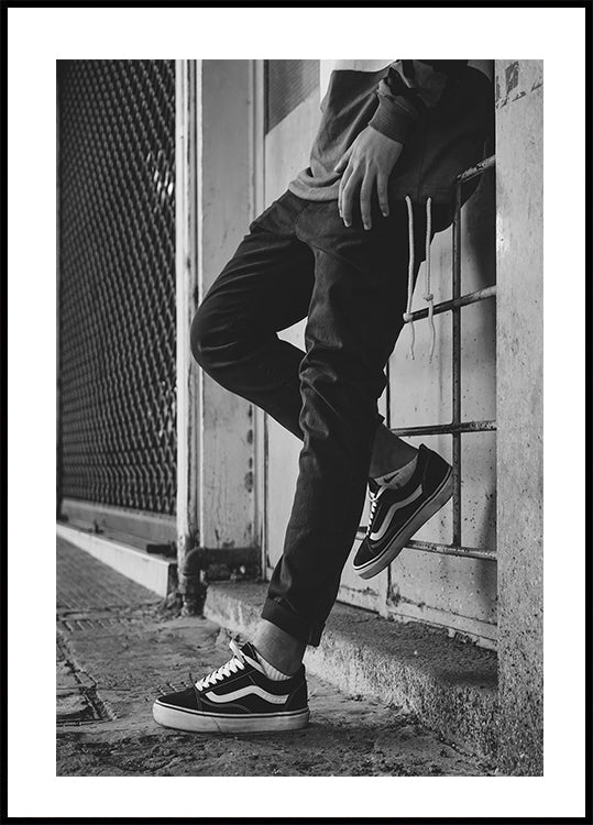 Bildposter für Schuhe im urbanen Stil - Posterbox.dk