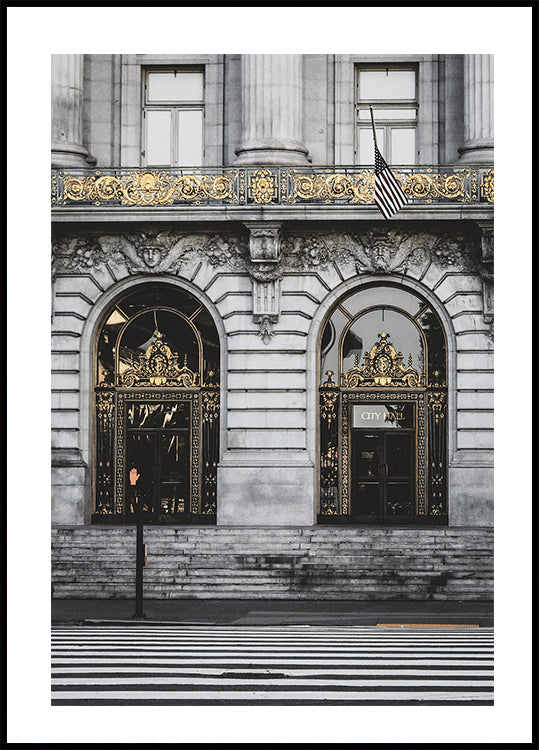 Poster zum Rathaus von San Francisco - Posterbox.dk