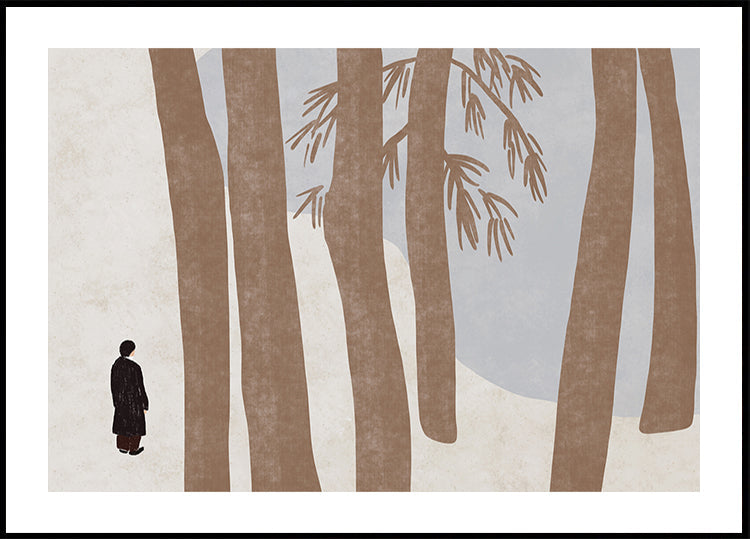 Auf der Suche nach Frieden im Wald Poster