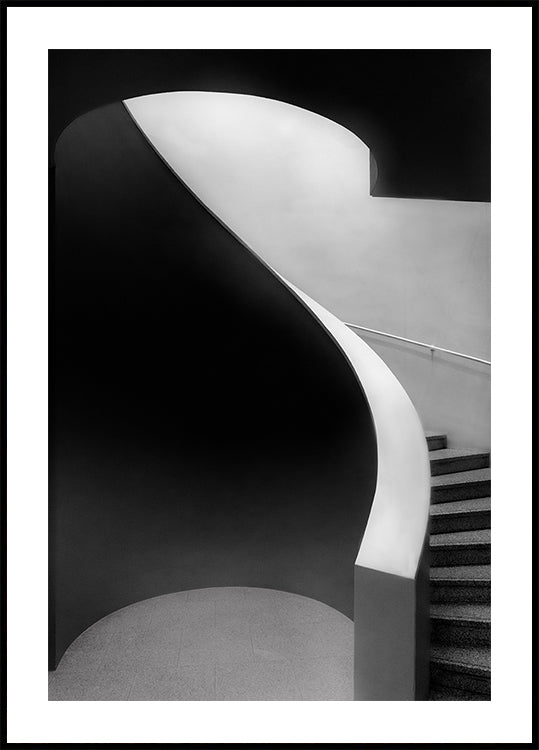 Poster mit GEBOGENEN LINIEN