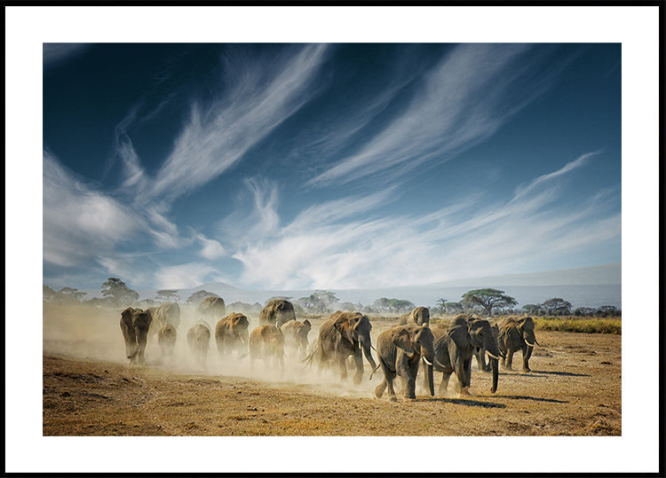 Ein sehr lange denkendes Poster