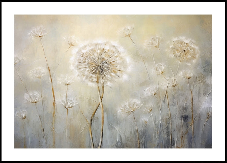 Poster „Weißer Frühling 3“.