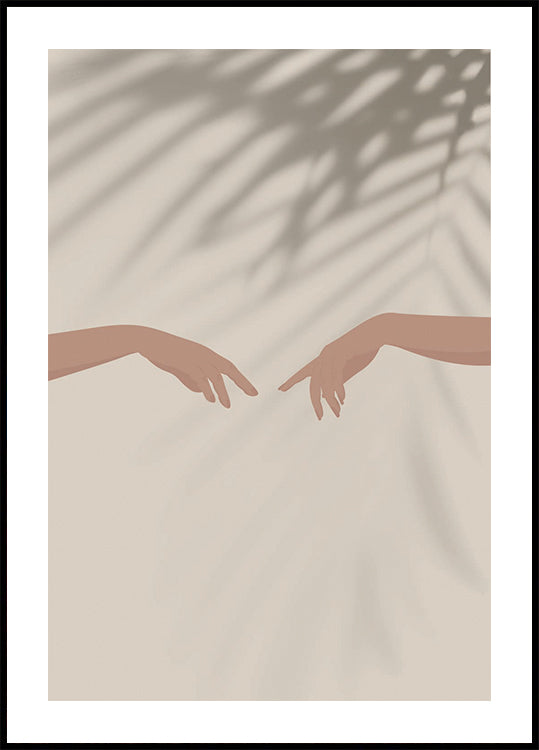 Harmonie 1, Reaching Hands and Shadows Poster