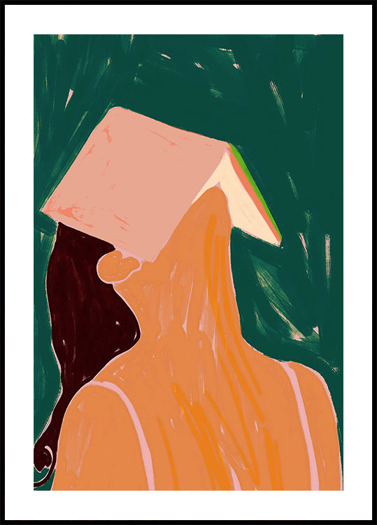 Poster „Zwischen den Zeilen lesen“.