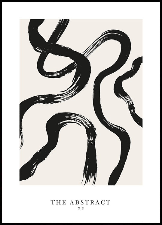 Das abstrakte Nr. 2-Poster - Posterbox.dk