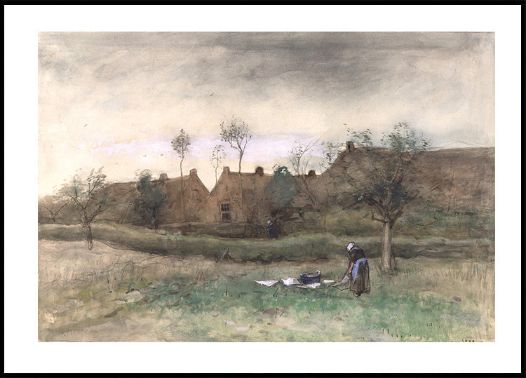 Bleekveldje von Anton Mauve Poster - Posterbox.dk