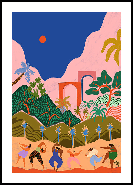 Tanzen im Paradies Poster