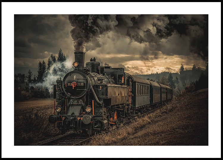 Goldgräber-Zug-Poster