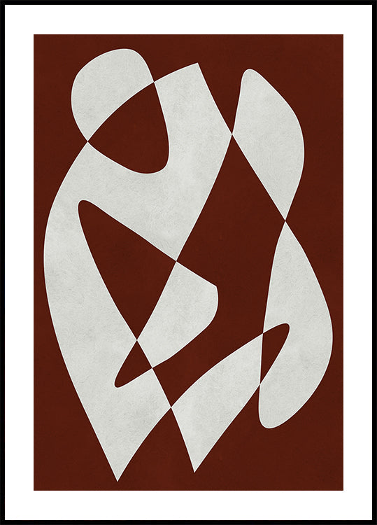 Geometrische moderne Formen 1 Poster