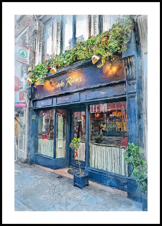 Dublin City Aquarellkunst Irland (10)