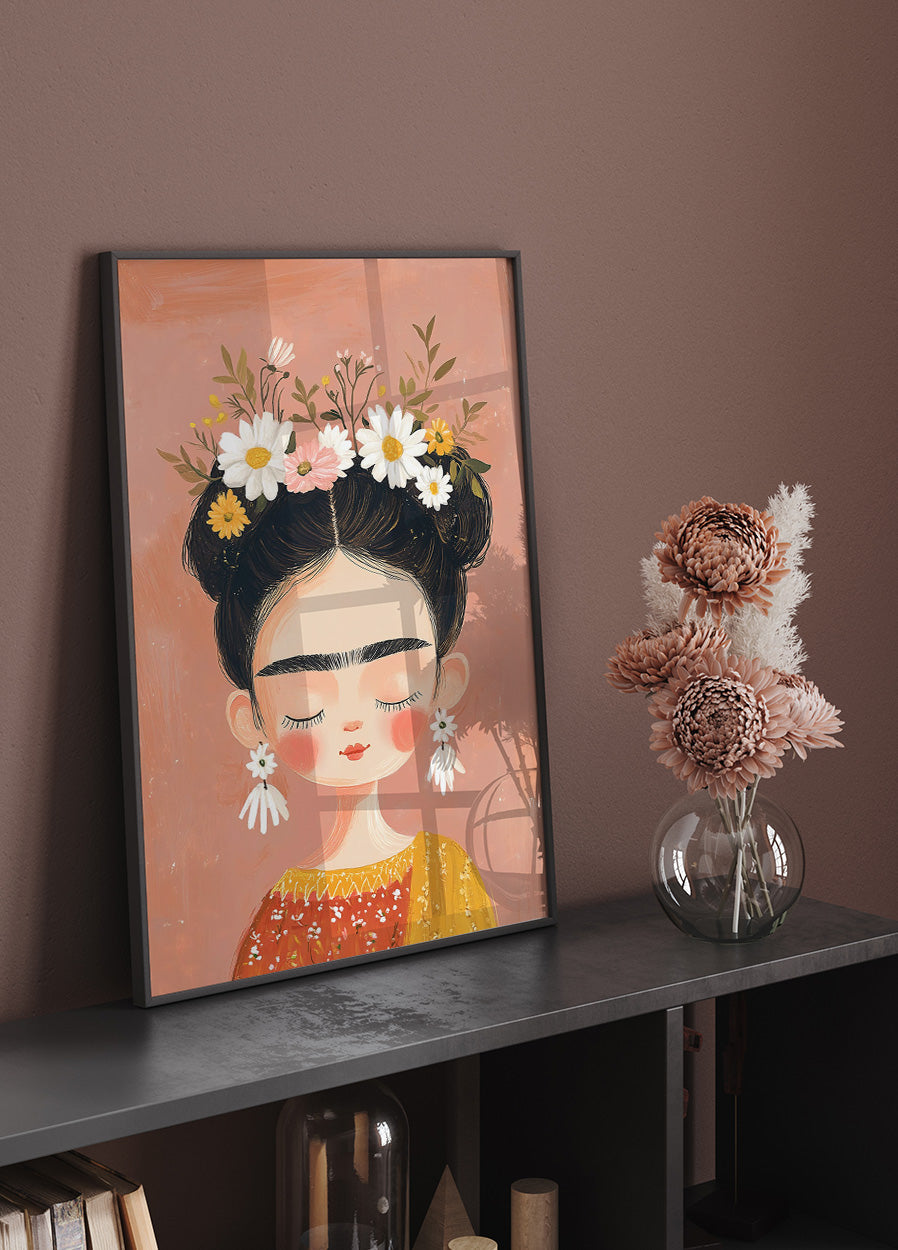 Frida Kahlo Künstlerisches Gemälde-Poster - Posterbox.dk