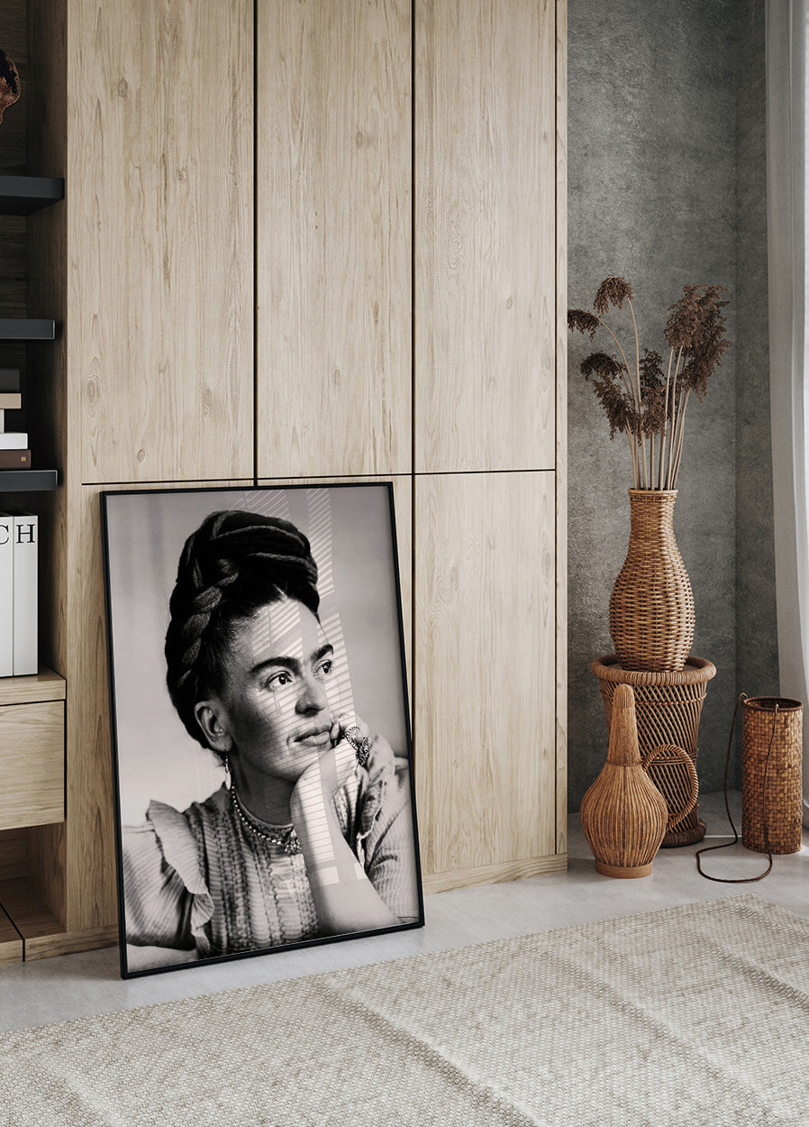 Frida Kahlo Porträt Nr. 3 Poster - Posterbox.dk