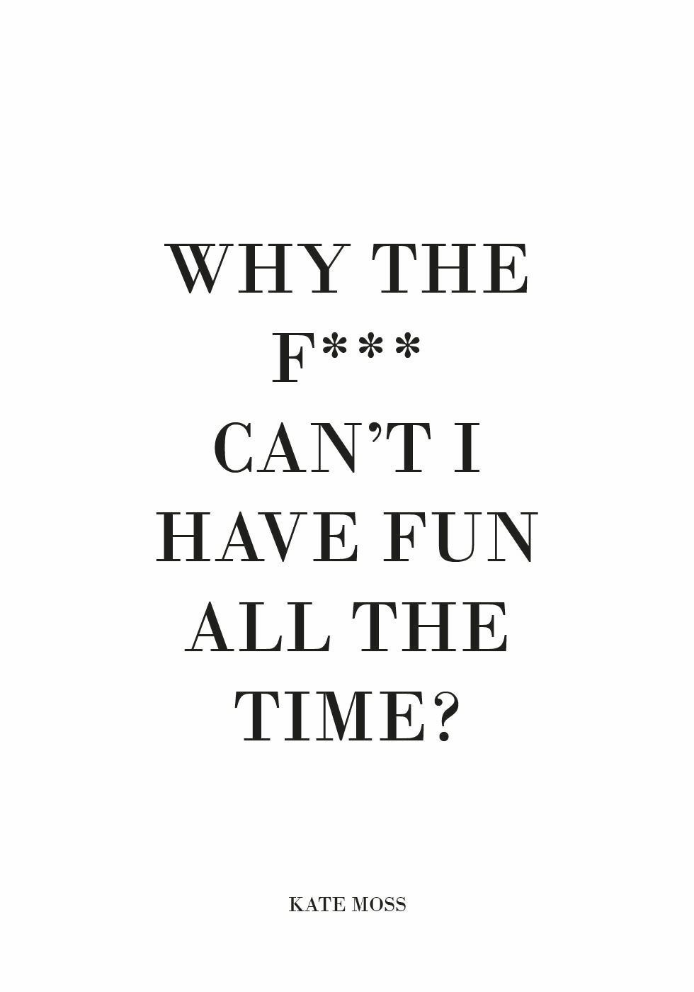 Fun All The Time Poster - Posterbox.no