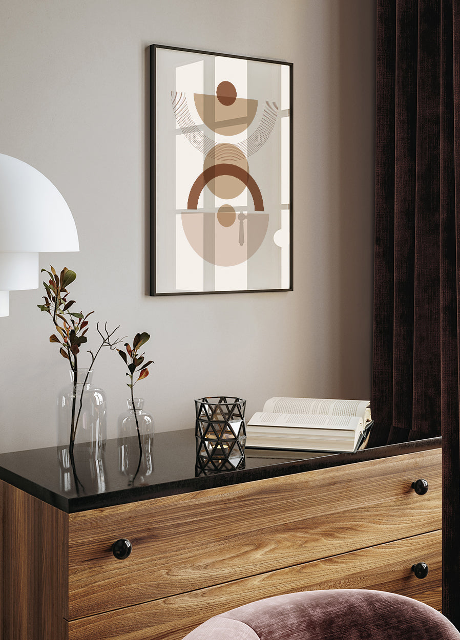 Geometrische Formen Nr. 1 Poster - Posterbox.dk