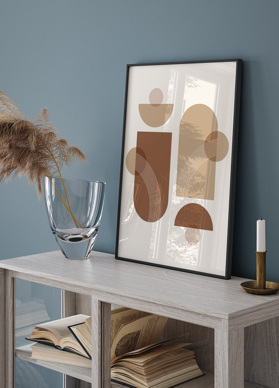 Geometrische Formen Nr. 2 Poster - Posterbox.dk