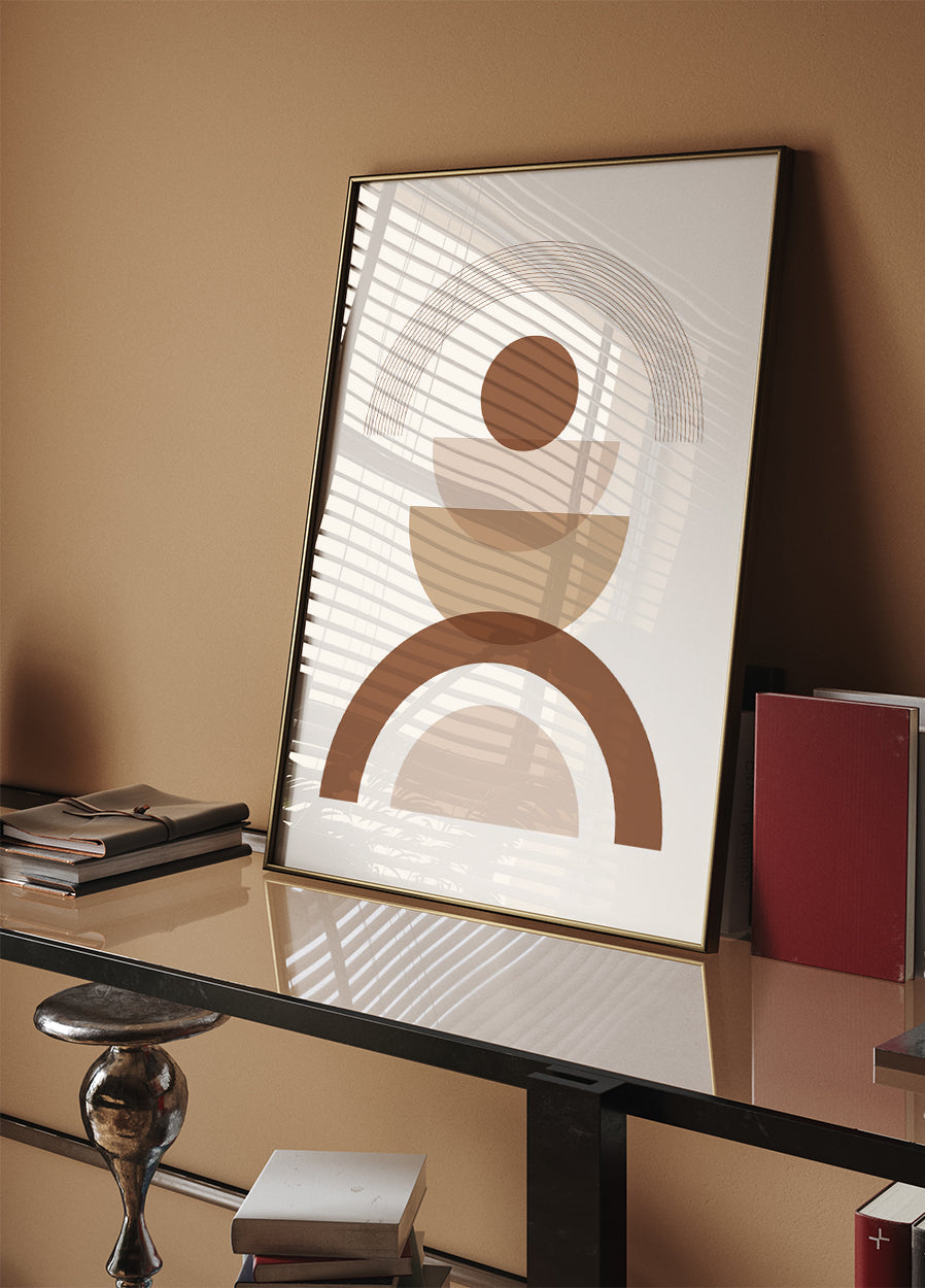 Geometrische Formen Nr. 3 Poster - Posterbox.dk