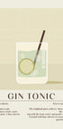Gin Tonic Poster - Posterbox.dk