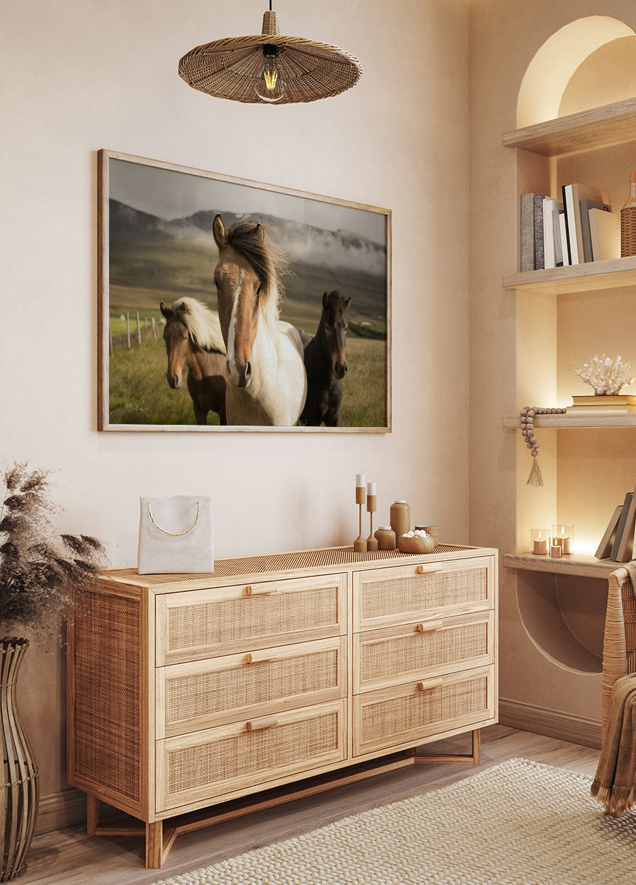 Poster „Anmutige Pferde“ - Posterbox.dk