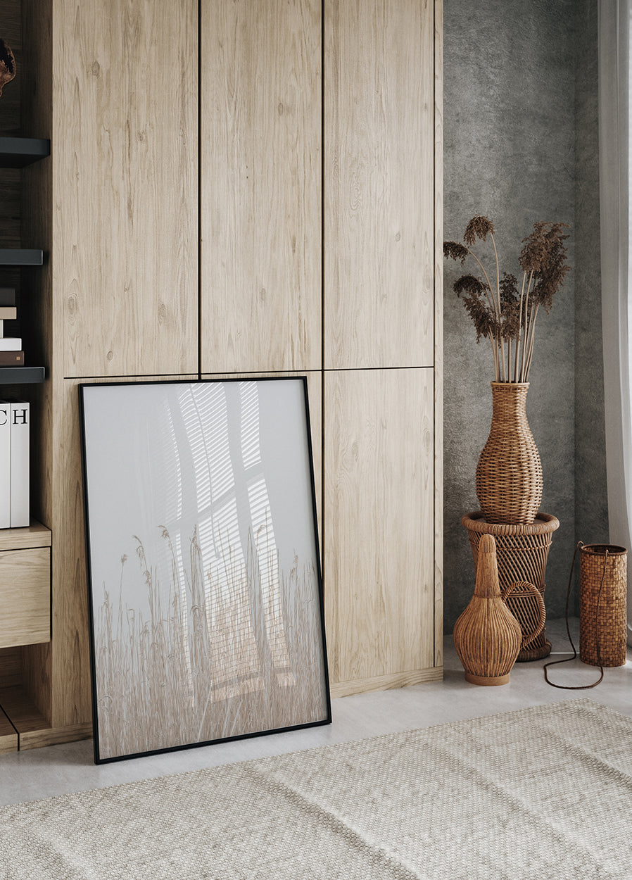 Gras im Nebel Poster - Posterbox.dk