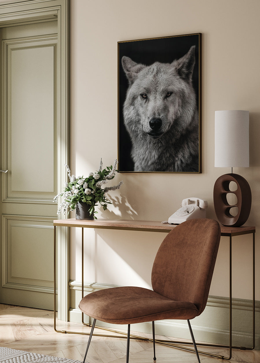Grauer Wolf Poster - Posterbox.dk