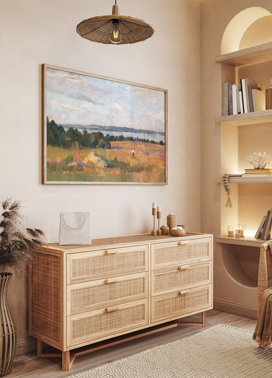 Herbststimmung Am Untersee von Christian Landenberger Poster - Posterbox.dk