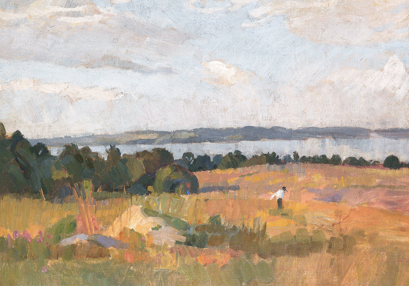 Herbststimmung Am Untersee von Christian Landenberger Poster - Posterbox.dk