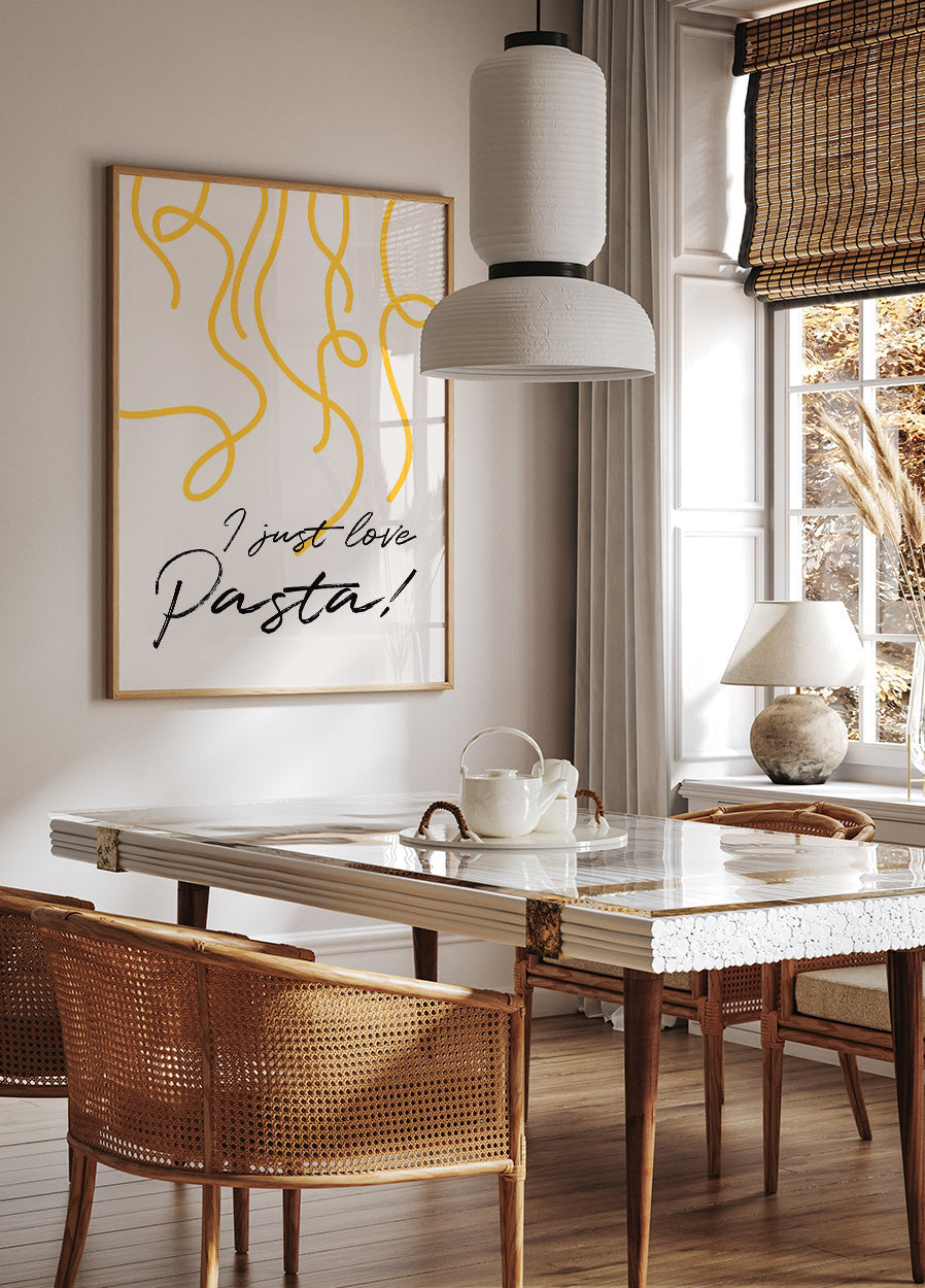 Ich liebe Pasta-Poster - Posterbox.dk