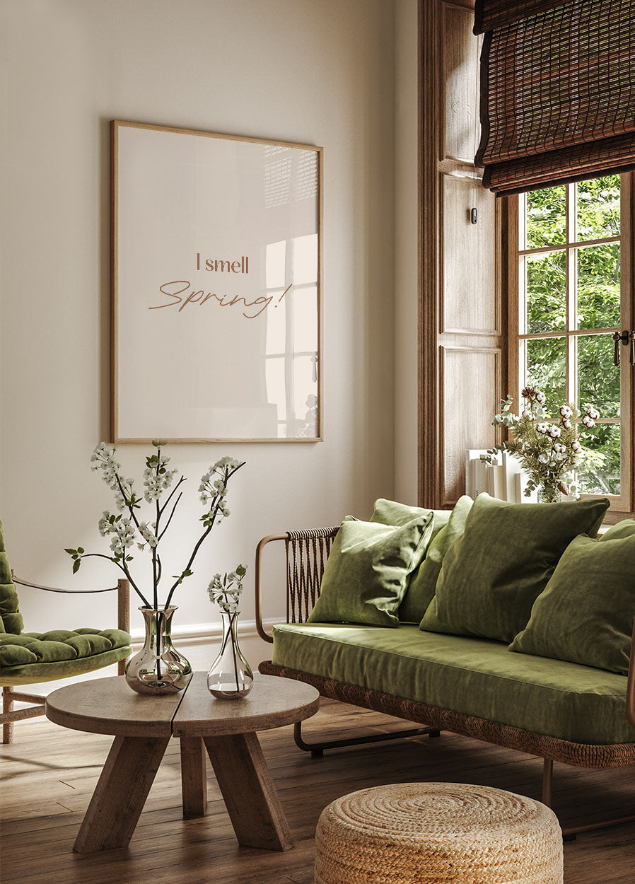 Ich rieche den Frühling Poster - Posterbox.no